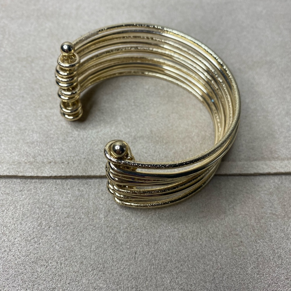 Gold Bangle Bracelet-costume jewelry